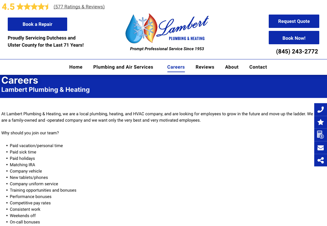 Lambert Plumbing & Heating